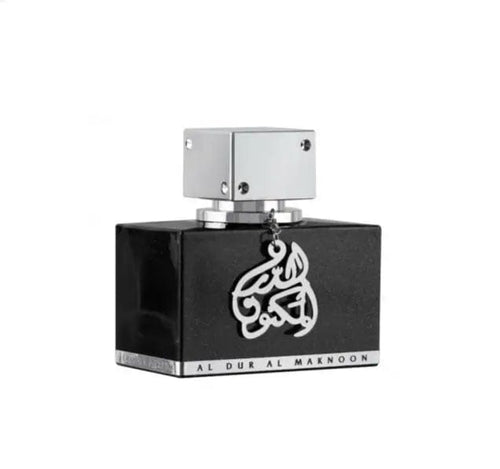 Al Dur Al Maknoon Silver de Lattafa Unisex EDP Spray 3.4 oz