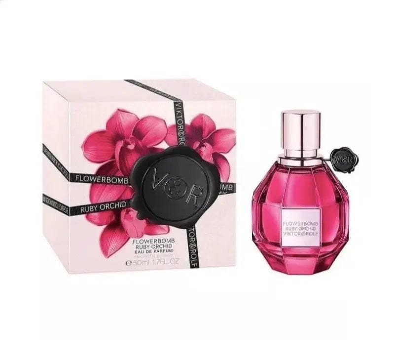 Flowerbomb Ruby Orchid By Viktor & Rolf For Women 3.4 oz EDP Spray