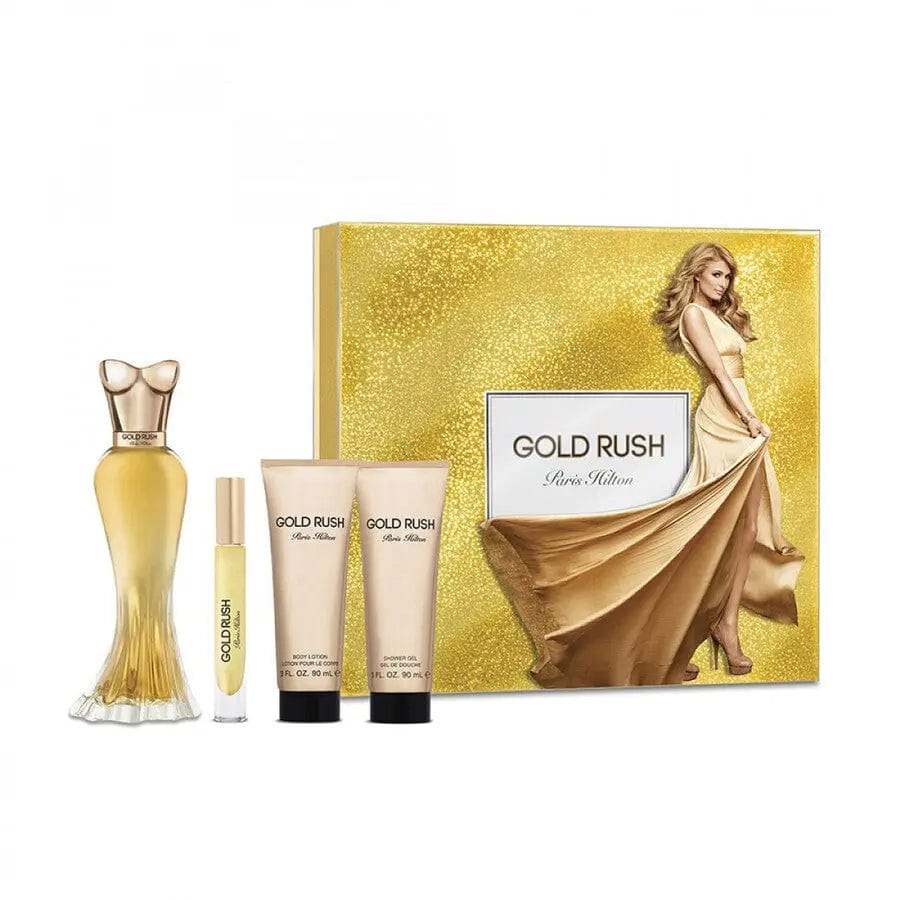 Gold Rush By Paris Hilton For Women (4Pc Gift Set)