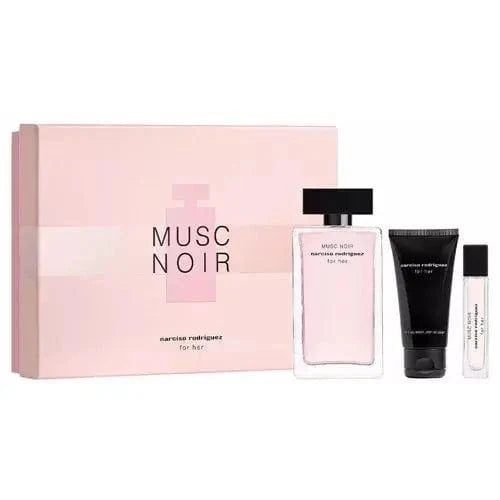 Musc Noir By Narciso Rodriguez For Her (3pc Gift Set) For Women