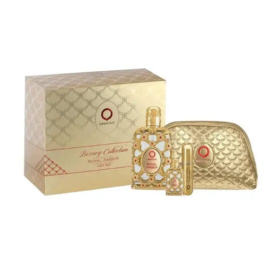 Royal Amber By Orientica  For Women (4pc Gift Set)